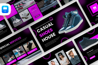 Casual Shoes Brand Keynote Template
